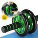 Ролик (гімнастичне колесо) для преса 4FIZJO Ab Wheel Black/Green (P-5907222931523) 50001764 фото 1