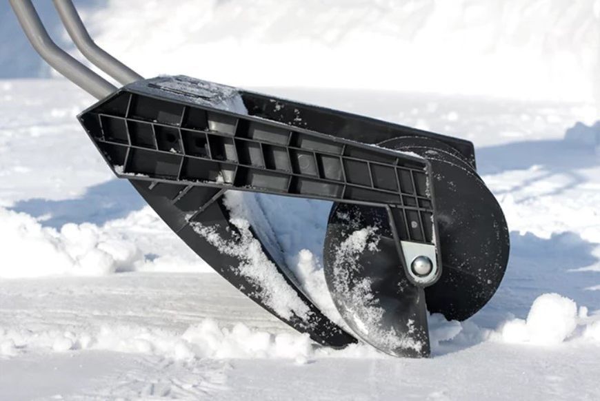 Лопата-снегоочиститель Prosperplast Snow Mover с ротором, 59*118 см, ковш пластик, ручка металл 1970053068 фото