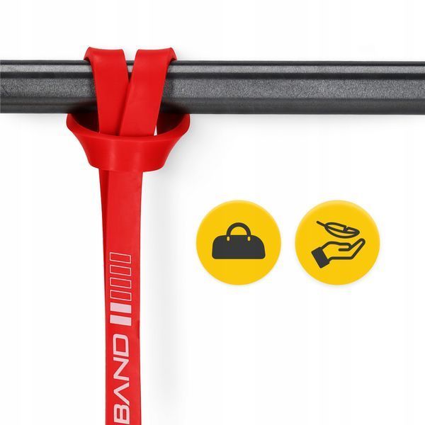 Еспандер-петля 4FIZJO Power Band 13 мм 6-10 кг резина для фітнесу і спорту Red (P-5907222931059) 50001351 фото