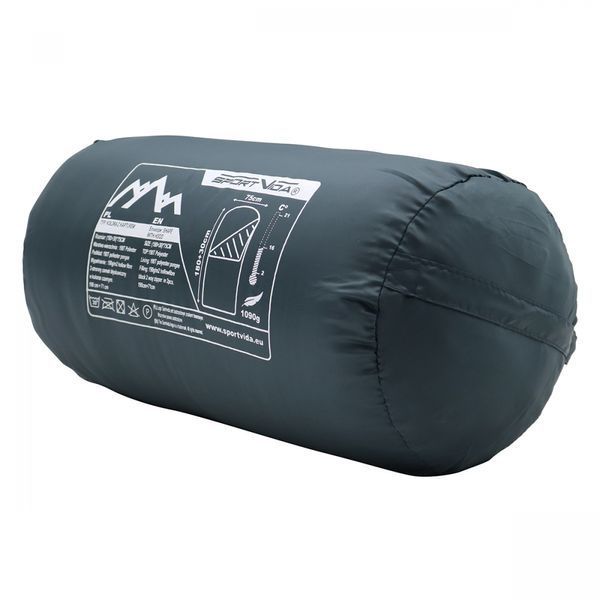 Спальний мішок (спальник) ковдра SportVida SV-CC0063 +2 ...+21&deg;C R Navy Green/Red 50002737 фото