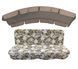 Комплект подушек к качелям eGarden CLAIR GRIS 180x110x6 кофейный тент 120х210 5636 фото 1