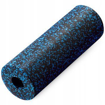 Масажний ролик 4FIZJO EPP PRO+ 45 x 14.5 см (валик, роллер) гладкий Black/Blue (P-5907222931141) 50001359 фото