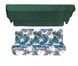 Комплект подушек для качелей люкс eGarden Orchid 170х110x110 зеленый тент 120x200 4924 фото 1