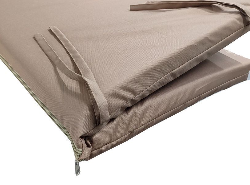 Чохол матраца для гойдалки водовідштовхуючий eGarden BOX 170x110x6 кавовий 5692 фото