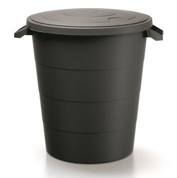 Бак для мусора Prosperplast Smooth 120 л, черный 2172796650 фото