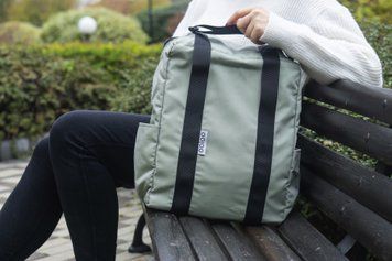 Рюкзак-антикрадій OOLOO Кенгуру mini 40x30x12 см, оливковий 631/414 30004103 фото
