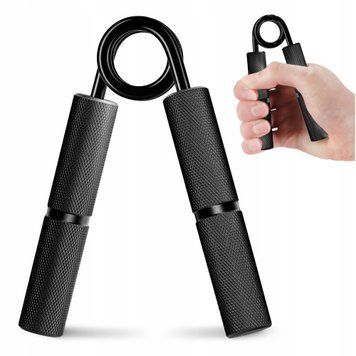 Еспандер кистьовий 4FIZJO 113 кг металевий Black (P-5907739313393) 50003611 фото