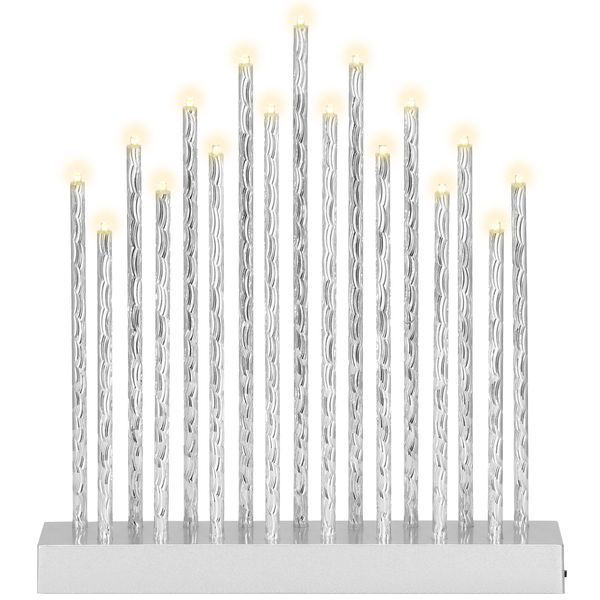 Декоративний світильник (свічник) на батарейках Springos 17 LED CL0852 50003399 фото