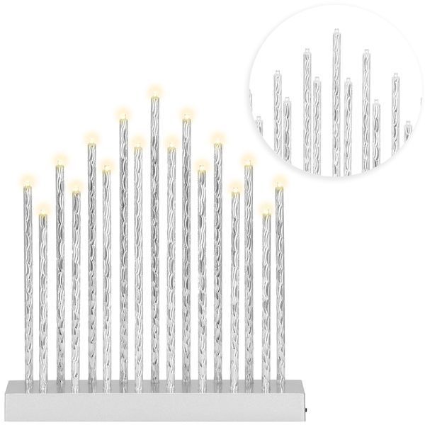 Декоративний світильник (свічник) на батарейках Springos 17 LED CL0852 50003399 фото