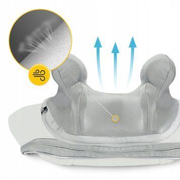 4FIZJO Shiatsu Evo+ Накидка для массажа шеи и спины, перезаряжаемая серая (P-5905973404150) 50005242 фото