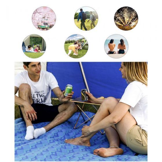 Килимок для пікніка KingCamp PICNIC BLANKETT (KG4701) BLUE 12777 фото