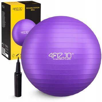 М'яч для фітнесу (фітбол) 4FIZJO 85 см Anti-Burst Violet (P-5905973404846) 50005348 фото